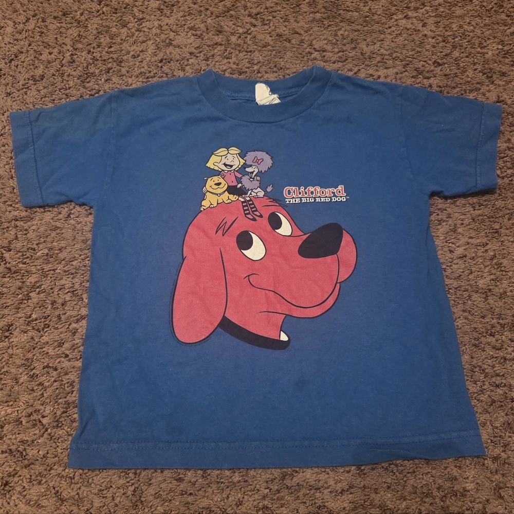 Clifford Kids Blue T-Shirt Size 7